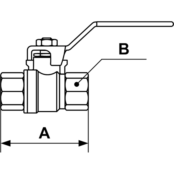 Vanne Boisseau Laiton Cylindrique G3/4" PN 40 Bar Prevost RSI 27 4 Vanne Boisseau Laiton Cylindrique G3/4" PN 40 Bar Prevost RSI 27 – Image 2