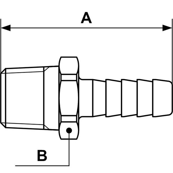 Jonction Laiton Filetage Conique M 1/4" Cannelé 8 Mm Prevost JFT 1408 3 Jonction Laiton Filetage Conique M 1/4" Cannelé 8 Mm Prevost JFT 1408
