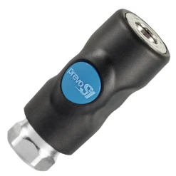 Raccord Rapide Sécurité Impulsion Isi06 Taraudé Femelle Cylindrique G1/4 : Prevost ISI 061101