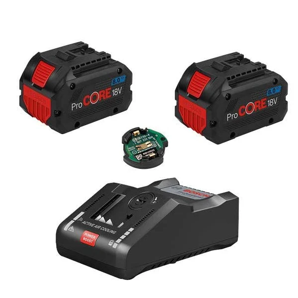 Pack De Démarrage Bosch 2 Batteries ProCORE 18V 8,0Ah Chargeur Et Module Bluetooth GCY42 3 Pack De Démarrage Bosch 2 Batteries ProCORE 18V 8,0Ah Chargeur Et Module Bluetooth GCY42