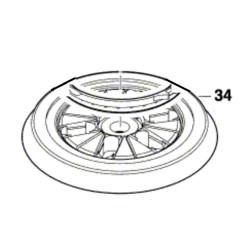 Plateau De Meulage Pour Ponceuse GEX 125-150 AVE 2608601106 Bosch
