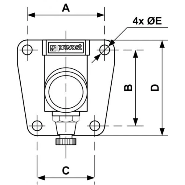 Applique Murale Filetée Femelle - Sortie 1 Raccord Et Purge Manuelle Entrée 1/2" Sortie 1/2" Prevost MF 103S1 4 Applique Murale Filetée Femelle - Sortie 1 Raccord Et Purge Manuelle Entrée 1/2" Sortie 1/2" Prevost MF 103S1 – Image 2