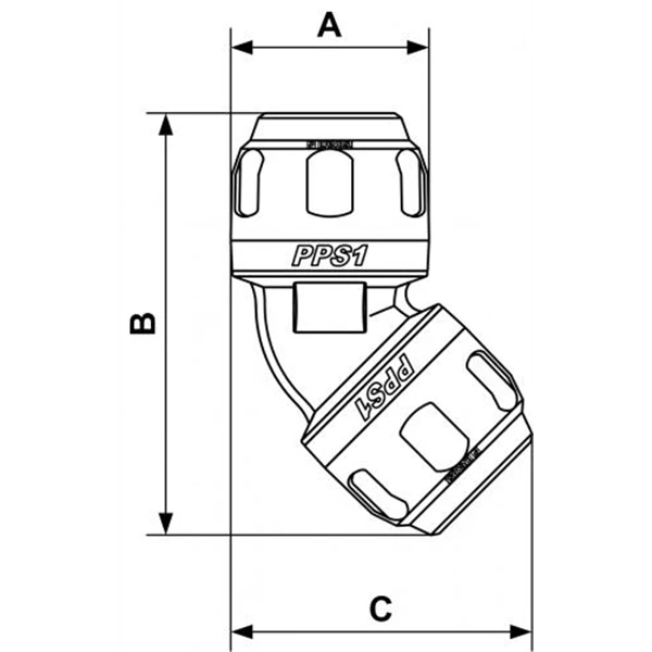 Coude égal Aluminium 45° - PPS1 4C25 Prevost - Pour Tube Extérieur De 25 Mm 2 Coude égal Aluminium 45° - PPS1 4C25 Prevost - Pour Tube Extérieur De 25 Mm