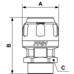 Raccord Droit Aluminium Fileté Femelle G 1 1/4 Cylindrique Pour Tubes Diamètre Extérieur 32 Mm Prevost PPS1 MF3242 5 Raccord Droit Aluminium Fileté Femelle G 1 1/4 Cylindrique Pour Tubes Diamètre Extérieur 32 Mm Prevost PPS1 MF3242 -Kranzle-boutique 3303 pps1 mf 4