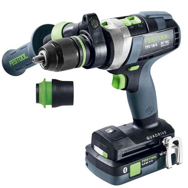 Perceuse-visseuse à Percussion Festool QUADRIVE TPC 18/4 5,2/4,0 I-Plus 2 Batteries 4 Et 5,2Ah 6 Perceuse-visseuse à Percussion Festool QUADRIVE TPC 18/4 5,2/4,0 I-Plus 2 Batteries 4 Et 5,2Ah – Image 4