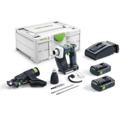 Visseuse Festool Plaquiste DURADRIVE DWC 18-4500 C 3,1-Plus 2 Batteries 3,1 Ah 13 Visseuse Festool Plaquiste DURADRIVE DWC 18-4500 C 3,1-Plus 2 Batteries 3,1 Ah -Kranzle-boutique 576505