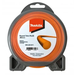 Bobine Débroussailleuse Fil Rond Orange Round Trim Plus Makita 3mm X 56m