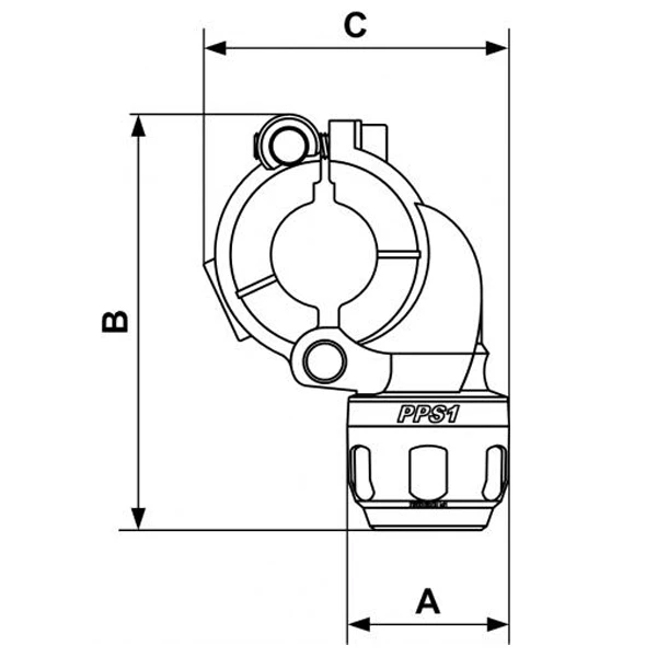 Bride De Piquage Prevost PPS1 BP2520 Tuyau Ø 20 Mm Vers Ø 25 Mm 4 Bride De Piquage Prevost PPS1 BP2520 Tuyau Ø 20 Mm Vers Ø 25 Mm – Image 2