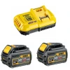 Pack De Démarrage DeWalt Flexvolt 2 Batteries 54V/18V 6.0Ah 1 Chargeur 1 Pack De Démarrage DeWalt Flexvolt 2 Batteries 54V/18V 6.0Ah 1 Chargeur -Kranzle-boutique dcb118t2