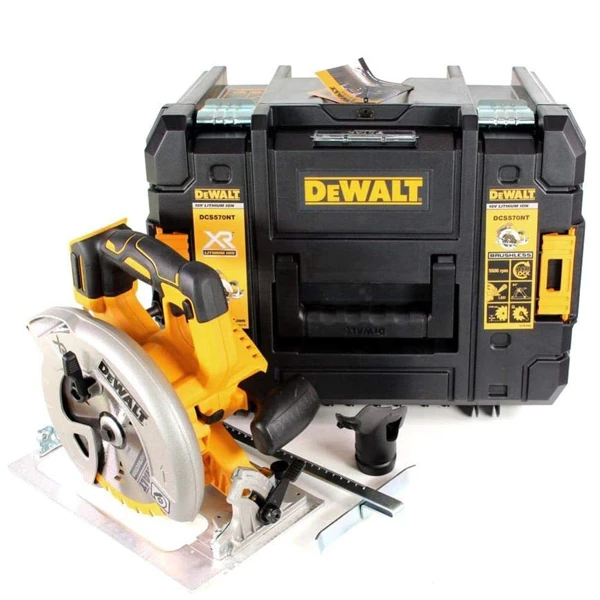 Scie Circulaire Dewalt DCS570NT-XJ Ø184 Mm S/Batteries Ni Chargeur En Coffret Tstak 3 Scie Circulaire Dewalt DCS570NT-XJ Ø184 Mm S/Batteries Ni Chargeur En Coffret Tstak