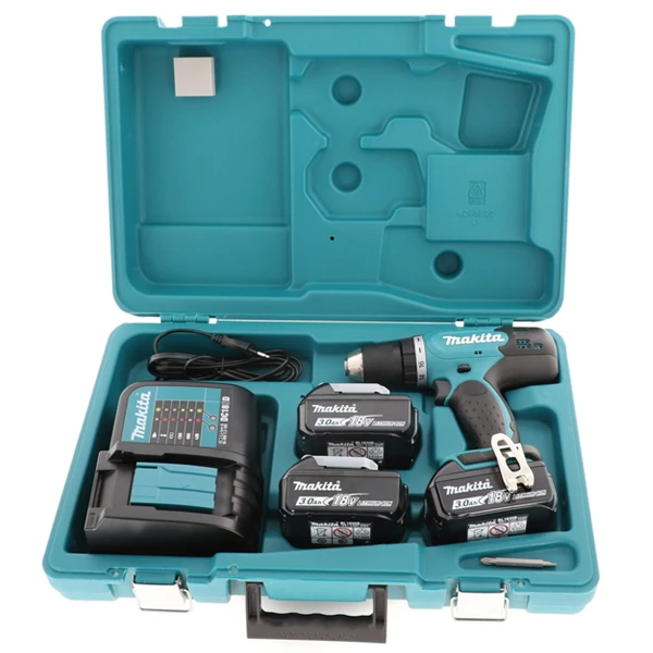 Perceuse Visseuse Makita DDF453SFE3 3 Batteries 18 V 3Ah Chargeur En Coffret 3 Perceuse Visseuse Makita DDF453SFE3 3 Batteries 18 V 3Ah Chargeur En Coffret