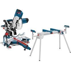 Scie à Onglet Radiale Bosch GCM 8 SJL+ Support De Travail GTA 2600 -Kranzle-boutique gcm 8 sjl 2