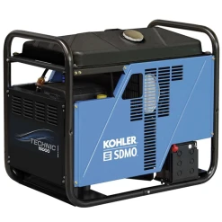 Groupe électrogène SDMO Technic 15000TA C5 Moteur Kohler Essence 400V 230V 11500W