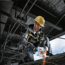 Meuleuse Bosch Ø125mm GWS 18V-7 2 Batteries GBA 18V 4,0Ah Chargeur GAL 18V-40 L-Boxx