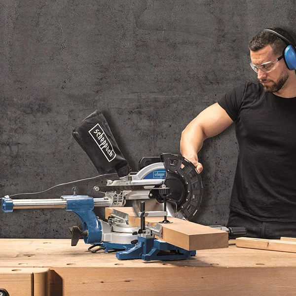 Scie à Onglet Radiale Scheppach Ø255 Mm - HM254 2000W 5 Scie à Onglet Radiale Scheppach Ø255 Mm - HM254 2000W – Image 3