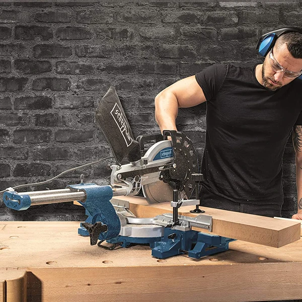 Scie à Onglet Radiale Scheppach Ø255 Mm - HM254 2000W 8 Scie à Onglet Radiale Scheppach Ø255 Mm - HM254 2000W – Image 6