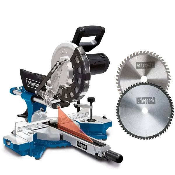 Scie à Onglet Radiale Scheppach Ø255 Mm - HM254 2000W 4 Scie à Onglet Radiale Scheppach Ø255 Mm - HM254 2000W – Image 2