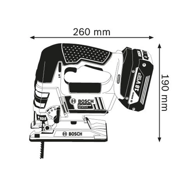 Scie Sauteuse GST 18 V Li-ion Click&go L-boxx SOLO Bosch 06015A6101 5 Scie Sauteuse GST 18 V Li-ion Click&go L-boxx SOLO Bosch 06015A6101 – Image 3