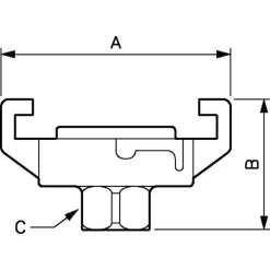 Raccord Express Filetage Femelle 3/4" Prevost 20 - 27 Mm EXP F2027 -Kranzle-boutique imageproduct371992