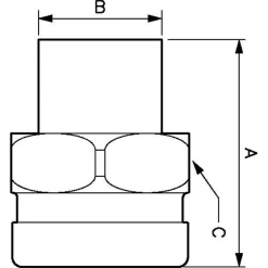 Raccord Droit Fileté Femelle PVR Coller Gaz G1/2 Prevost PVR RMT2012