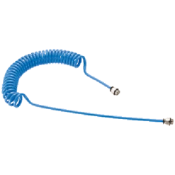 Tuyau Spiralé Polyuréthane Raccords Mâles G1/4 4x6 2 M Prevost PUS42