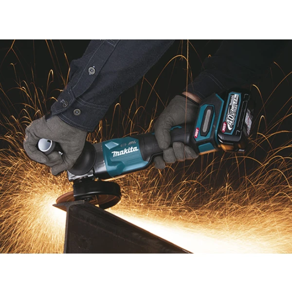Meuleuse D'angle Makita Diamètre 125 Mm 40 V Max Li-Ion - Puissance 1100 W - Sans Batterie 6 Meuleuse D'angle Makita Diamètre 125 Mm 40 V Max Li-Ion - Puissance 1100 W - Sans Batterie – Image 4