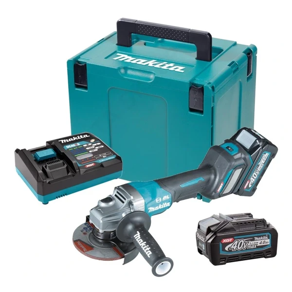 Meuleuse D'angle Makita Diamètre 125 Mm 40 V Max Li-Ion - Puissance 1100 W - 2 Batteries + Chargeur 3 Meuleuse D'angle Makita Diamètre 125 Mm 40 V Max Li-Ion - Puissance 1100 W - 2 Batteries + Chargeur