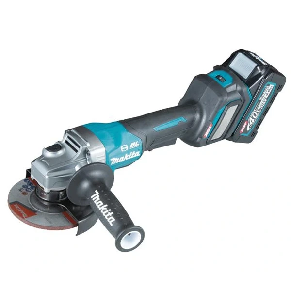 Meuleuse D'angle Makita Diamètre 125 Mm 40 V Max Li-Ion - Puissance 1100 W - 2 Batteries + Chargeur 4 Meuleuse D'angle Makita Diamètre 125 Mm 40 V Max Li-Ion - Puissance 1100 W - 2 Batteries + Chargeur – Image 2