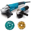 Meuleuses GA9020 230 Mm 2200W Et 9558HNRG 125 Mm 840W Makita DK0053GX2-P