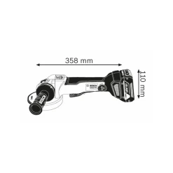 Meuleuse Angulaire Bosch GWS 18V-10 PC Avec Coffret L-BOXX
