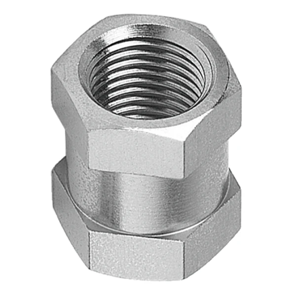 Manchon égal Cylindrique Laiton Nickelé Prevost 1/4" A3 14 3 Manchon égal Cylindrique Laiton Nickelé Prevost 1/4" A3 14