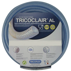Tuyau Renforcé Polyvalent Tricoclair AL Diamètre 10 X 16 Mm Couronne De 25 M Tricoflex 050117