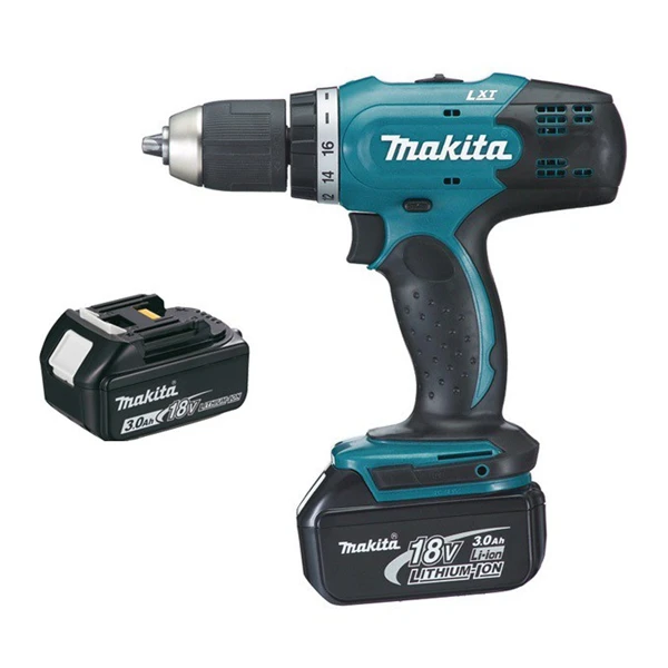 Perceuse Visseuse Makita 18V Avec 2 Batteries Li-Ion 3Ah DDF453SFE 3 Perceuse Visseuse Makita 18V Avec 2 Batteries Li-Ion 3Ah DDF453SFE