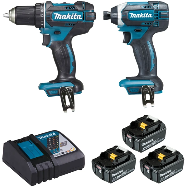 Ensemble De 2 Machines 18V DDF482 Et DTD152Makita DLX2127MJ6 DLX2127TJ1 4 Ensemble De 2 Machines 18V DDF482 Et DTD152Makita DLX2127MJ6 DLX2127TJ1 – Image 2