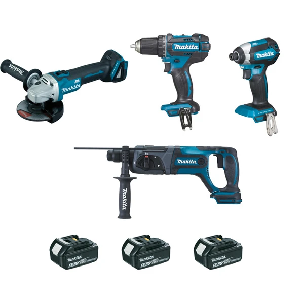 Ensemble De 4 Machines 18 V Li-Ion 5 Ah Makita DLX4080TX1 3 Ensemble De 4 Machines 18 V Li-Ion 5 Ah Makita DLX4080TX1