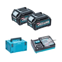 Pack énergie 40 V Max XGT Lithium-Ion Makita - Capacité 2.5 Ah - Coffret MAKPAC