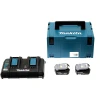 Pack Énergie 18 V Li-Ion Makita (2 Batteries 5 Ah + 1 Chargeur Double) Avec Coffret MAKPAC 197629-2 -Kranzle-boutique pack energie 18 v li ion 2