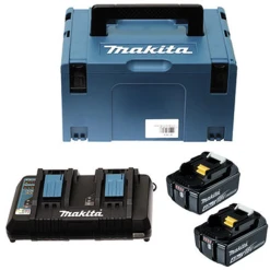 Pack énergie 18V Li-Ion 2 Batteries 1 Chargeur Coffret Makita 197504-2
