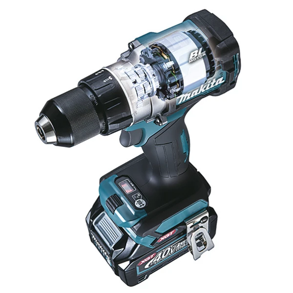 Makita Perceuse-visseuse 40 V Max Li-Ion 2,5 Ah XGT Sans Fil - Diamètre Max 13 Mm - 2 Batteries + Chargeur 5 Makita Perceuse-visseuse 40 V Max Li-Ion 2,5 Ah XGT Sans Fil - Diamètre Max 13 Mm - 2 Batteries + Chargeur – Image 3