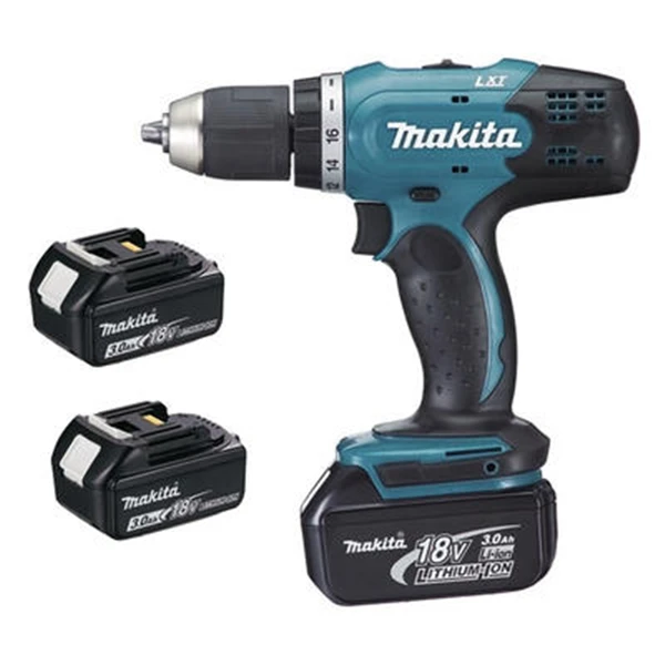 Perceuse Visseuse Makita 18V Avec 2 Batteries Li-Ion 3Ah DDF453SFE 4 Perceuse Visseuse Makita 18V Avec 2 Batteries Li-Ion 3Ah DDF453SFE – Image 2
