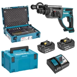 Perforateur Burineur Makita DHR202FJX5 SDS-Plus Avec Accessoires