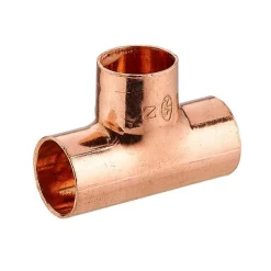 Noyon Et Thiebault Raccord Té Femelle égal 90° Tube En Cuivre D22 Mm -souder Cuivre