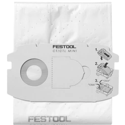 Lot De 5 Sacs Filtre SelfClean SC FIS-CT MINI/5 Festool 498410