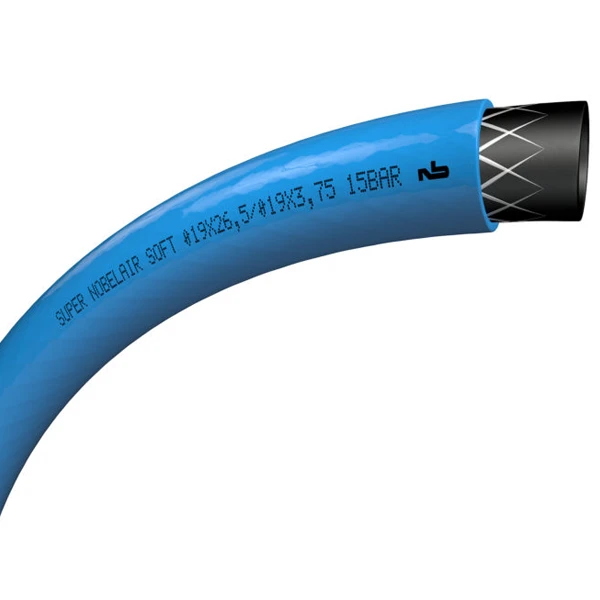 Tuyau Armé Souple Pour Air Comprimé Super Nobelair Soft - 15 Bar - Diamètre 19 Mm - Longueur 25 M Tricoflex 158075 3 Tuyau Armé Souple Pour Air Comprimé Super Nobelair Soft - 15 Bar - Diamètre 19 Mm - Longueur 25 M Tricoflex 158075