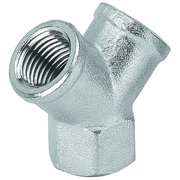 Raccord Y Femelle Laiton Nickelé - Prevost - Filetage 1/8 - Pression 0 à 15 Bar 3 Raccord Y Femelle Laiton Nickelé - Prevost - Filetage 1/8 - Pression 0 à 15 Bar