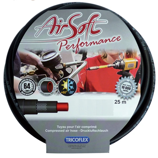 Tuyau Armé Souple Pour Air Comprimé Airsoft Performance - 16 Bar - Diamètre 10 Mm - Longueur 25 M Tricoflex 100056 3 Tuyau Armé Souple Pour Air Comprimé Airsoft Performance - 16 Bar - Diamètre 10 Mm - Longueur 25 M Tricoflex 100056