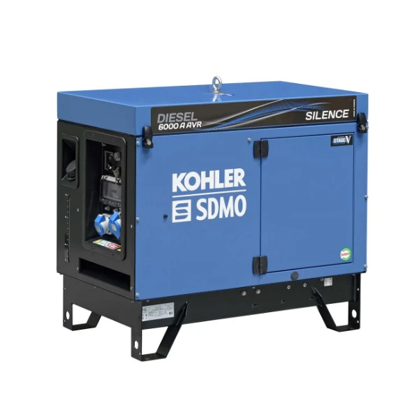 Groupe électrogène SDMO Monophasé 4.9 KW Diesel 6000 A Silence AVR DIESEL 6000 A SILENCE AVR 3 Groupe électrogène SDMO Monophasé 4.9 KW Diesel 6000 A Silence AVR DIESEL 6000 A SILENCE AVR