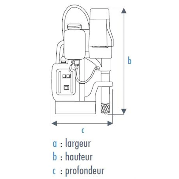 Perceuse à Base Magnétique 50 PM : Sidamo 20502034 3343735020347 4 Perceuse à Base Magnétique 50 PM : Sidamo 20502034 3343735020347 – Image 2